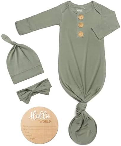 Baby Noah Knitted Gown Set