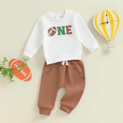 Football-Themed 1st Birthday Set for Boys Comfortable Stylish Toddler Clothing