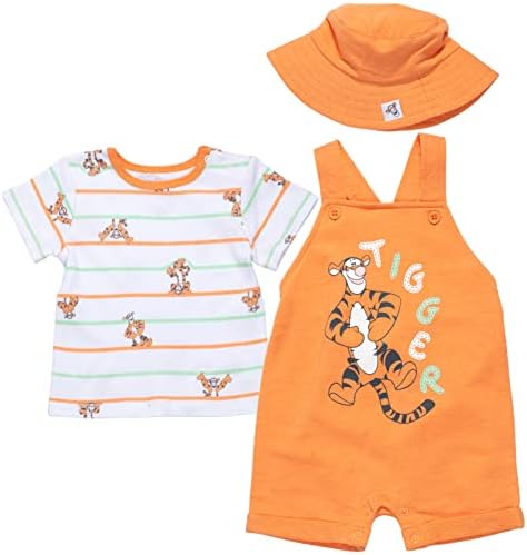 Cute Disney Tigger Winnie the Pooh 3-Piece Newborn Outfit Set