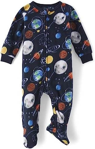 The Childrens Place Baby Boys Fleece PajamasPerfect for Sleep
