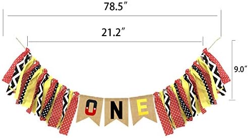 MYRISAM Baby Boys First Birthday Cake Smash Photo Prop Set