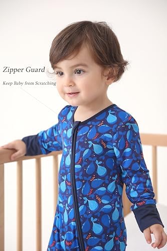 JunNeng 2Pcs Bamboo Romper for Baby