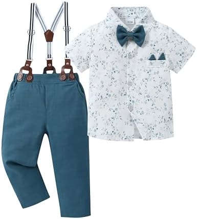YALLET Toddler Formal OutfitComfortable Formal DressGentleman Style