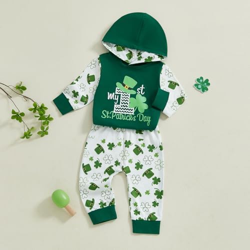 BemeyourBBs St Patricks Day Shamrock Baby Set - Baby Boy Outfit