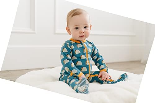 KicKee Baby Footie - Soft Stretchy Bamboo Viscose for Sensitive Skin