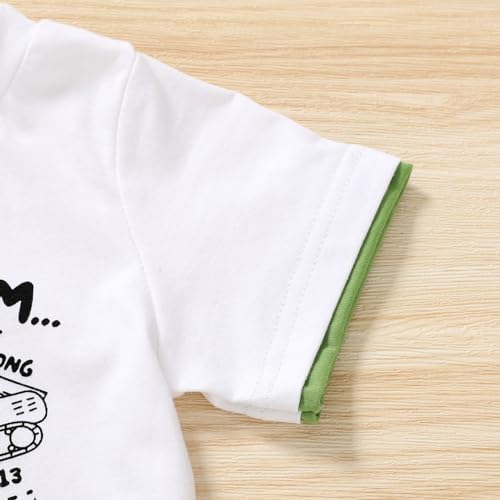 YOUNGER TREE dinosaurDOTM Toddler Boys Summer Set