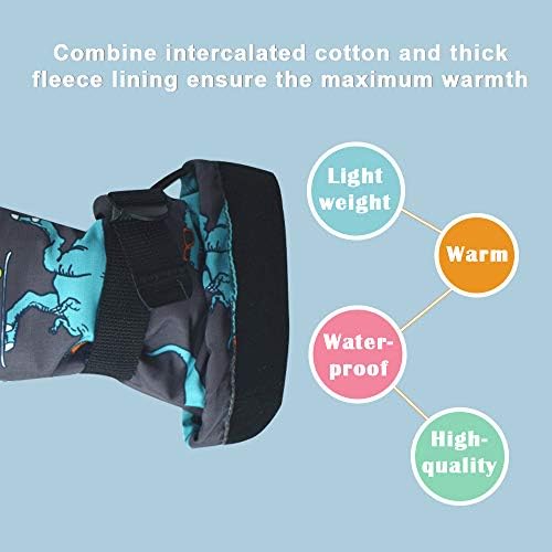 Winter Kids Waterproof Gloves for Boys Girls Babies 1-5 Years Old