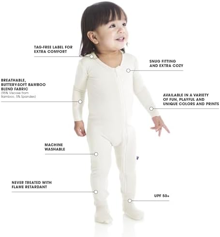 KicKee Baby Footie with 2 Way Zipper - Boys Girls