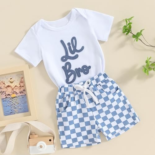 Big Brother Little Brother Matching Outfits - Summer Set for Babies