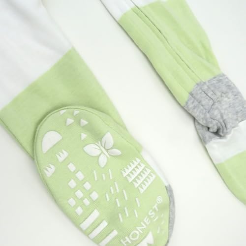 HonestBaby Organic Cotton Footed Pajamas for Baby Boys