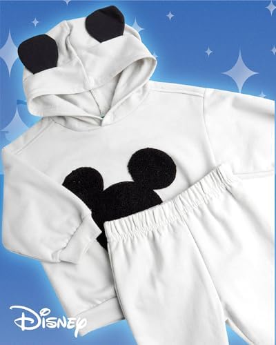 Disney Baby Boys Jogger Set - 2 Piece Mickey Mouse Kids Fleece sweater set