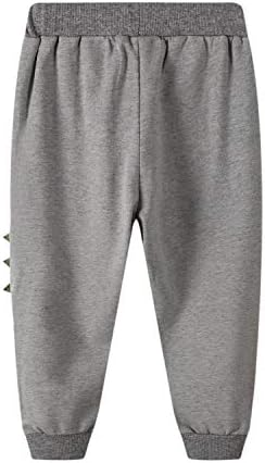Cotton Dinosaur Pants for Boys Toddler Elastic Joggers