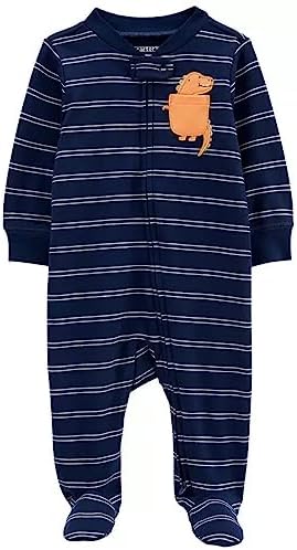Carters Baby Boys Cotton Zip-up Sleep N Play