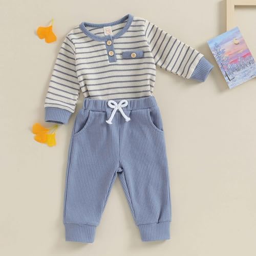 Newborn Boys Romper Set for Fall Winter