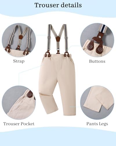 Boys Formal Outfits Unique gentlemans set for toddlers 1-5 years