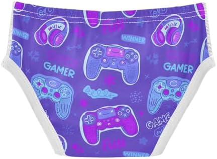 KLL Cute Joystick Patterns Toddler Training Underwear for Boys