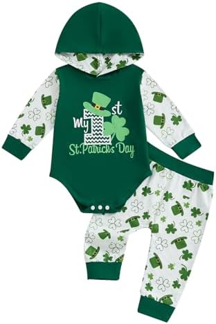 BemeyourBBs St Patricks Day Shamrock Baby Set - Baby Boy Outfit