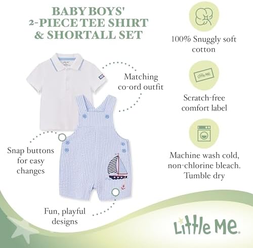 Little Me - Adventuring Baby-boys 2-Piece Set