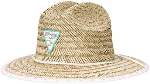 Panama Jack Kids Straw print Sun HatUPF 50