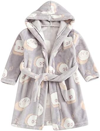 Baby Toddler Cartoon Hooded Pajamas with Belt