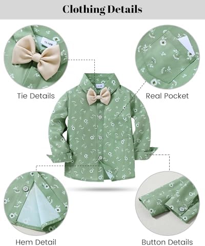 Perfect for Weddings Formal Toddler Suits with suspenders and bow ties