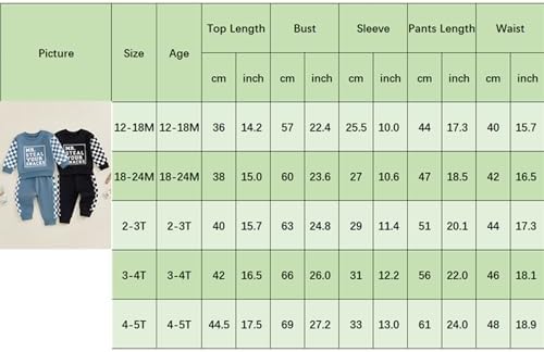 BeQeuewll Toddler Fall Winter sweatshirt and pants set for boys