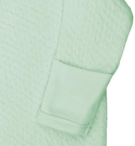 HonestBaby Organic Cotton Romper for Babies Sage 6-9 Months