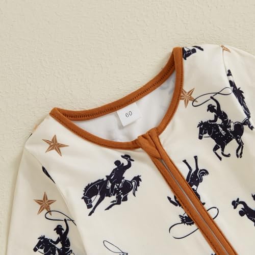 Perfect Baby Romper Set Western Cow Horse Themes for Boys Girls