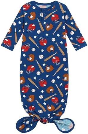 BambooBud Knotted Gown for Newborn Boys