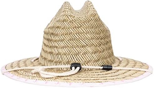 Panama Jack Kids Straw print Sun HatUPF 50