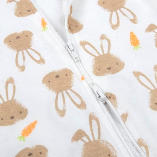 Easter Bunny Footie and Lovey Blanket Set for Babies 3 Months
