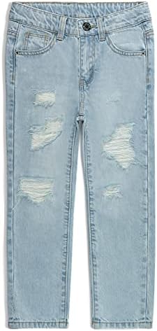 Stylish Distressed Jeans for Growing Boys Soft Breathable and Fashionable