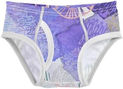 KLL Floral Pattern Toddler Underwear Small Underwear Organic Cotton Perfect Fit