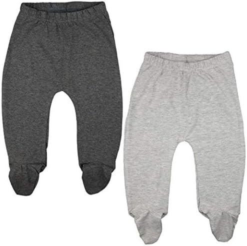 Trendy 123 Bear Baby Soft Cotton Spandex Pants with Feet