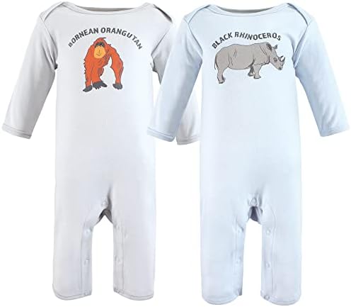 Hudson Baby Touched by Nature Organic Cotton Coveralls for Girls