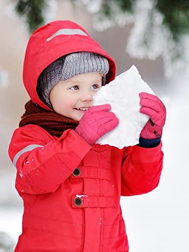 Warm Winter Ski Gloves for Kids Waterproof Durable