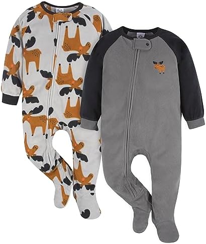 Two-Pack of Flame-Resistant Fleece Pajamas