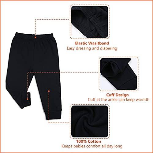 Sturdy Black Baby Pants for Newborns