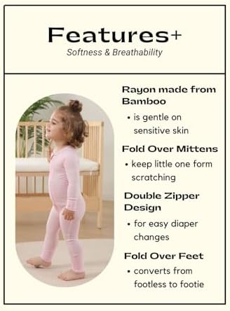 Comfortable Footless Pajamas for Babies
