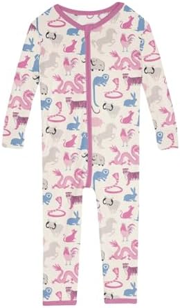 KicKee Coverall Sleep Sleeper Soft Stretchy Convertible
