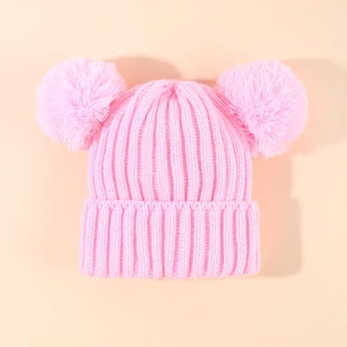 Warm Faux-Trim Winter Cap for Babies and Kids