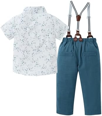 YALLET Toddler Formal OutfitComfortable Formal DressGentleman Style