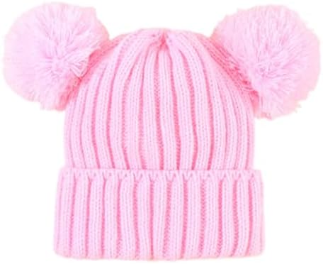 Warm Faux-Trim Winter Cap for Babies and Kids