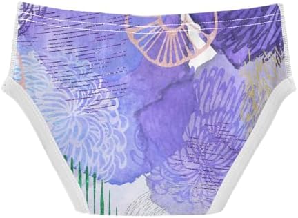 KLL Floral Pattern Toddler Underwear Small Underwear Organic Cotton Perfect Fit