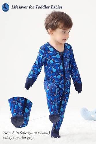 JunNeng 2Pcs Bamboo Romper for Baby