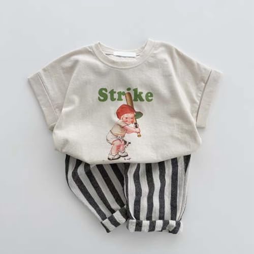 Striped Pull-on Jogger Harem Pants