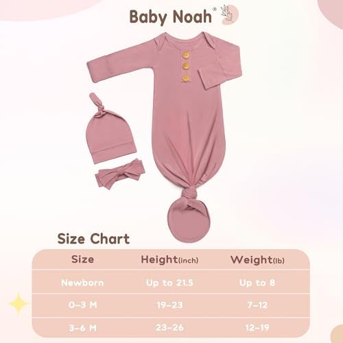 Baby Noah Knitted Gown Set