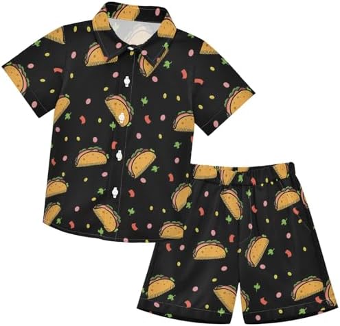 visesunny Funny Boys 2-Piece Shirt and Short Set