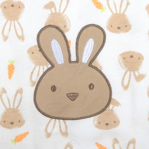 Easter Bunny Footie and Lovey Blanket Set for Babies 3 Months