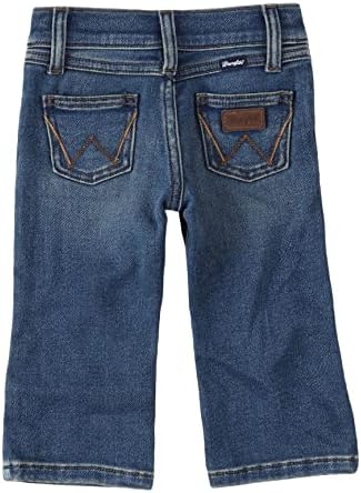 Classic Style Five-Pocket Boot Cut Jeans for Babies Wrangler